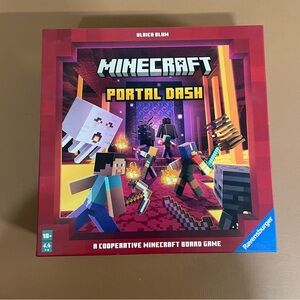 Minecraft Portal Dash Cooperative Board Game